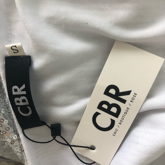 Silver sequin dress size s - Picture 6 of 6